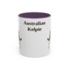 11oz Australian Kelpie Mug, Vintage Dog Portrait Coffee Mug, Dog Lover Gift