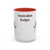 15oz Australian Kelpie Mug, Vintage Dog Portrait Coffee Mug, Dog Lover Gift