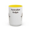 15oz Australian Kelpie Mug, Vintage Dog Portrait Coffee Mug, Dog Lover Gift