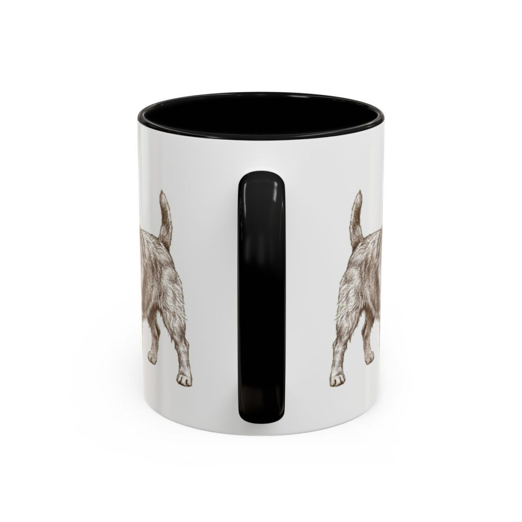 11oz Australian Terrier Mug, Illustrated Dog Breed Facts Coffee Mug, Vintage Dog Keepsake Gift