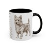 11oz Australian Terrier Mug, Illustrated Dog Breed Facts Coffee Mug, Vintage Dog Keepsake Gift