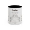 11oz Barbet Mug, Illustrated Dog Breed Facts Coffee Mug, Vintage Dog Keepsake Gift