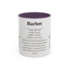 11oz Barbet Mug, Illustrated Dog Breed Facts Coffee Mug, Vintage Dog Keepsake Gift