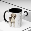 11oz Beagle Mug, Illustrated Dog Breed Facts Coffee Mug, Vintage Dog Keepsake Gift