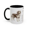 11oz Beaglier Mug, Illustrated Dog Breed Facts Coffee Mug, Vintage Dog Keepsake Gift
