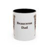 11oz Beauceron Dog Dad Mug, Vintage Sketch Coffee Mug, Dog Dad Gift