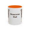 11oz Beauceron Dog Dad Mug, Vintage Sketch Coffee Mug, Dog Dad Gift