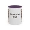 11oz Beauceron Dog Dad Mug, Vintage Sketch Coffee Mug, Dog Dad Gift