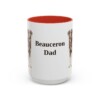 15oz Beauceron Dog Dad Mug, Vintage Sketch Coffee Mug, Dog Dad Gift