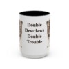 beauceron-mug-humor-black-front-1 15oz Funny Beauceron Mug, Double Dewclaws Double Trouble, Vintage Dog Coffee Mug, Dog Lover Gift