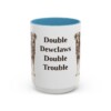 beauceron-mug-humor-light-blue-1 15oz Funny Beauceron Mug, Double Dewclaws Double Trouble, Vintage Dog Coffee Mug, Dog Lover Gift