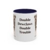 beauceron-mug-humor-navy-3 11oz Funny Beauceron Mug, Double Dewclaws Double Trouble, Vintage Dog Coffee Mug, Dog Lover Gift