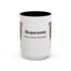 15oz Beauceron Latin Mug, Beauceron, Vintage Dog Coffee Mug, Dog Lover Gift