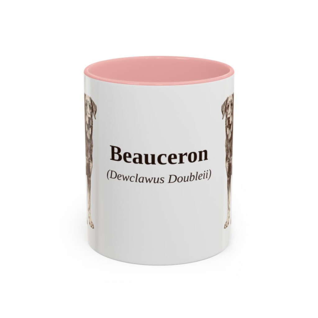 11oz Beauceron Latin Mug, Beauceron, Vintage Dog Coffee Mug, Dog Lover Gift