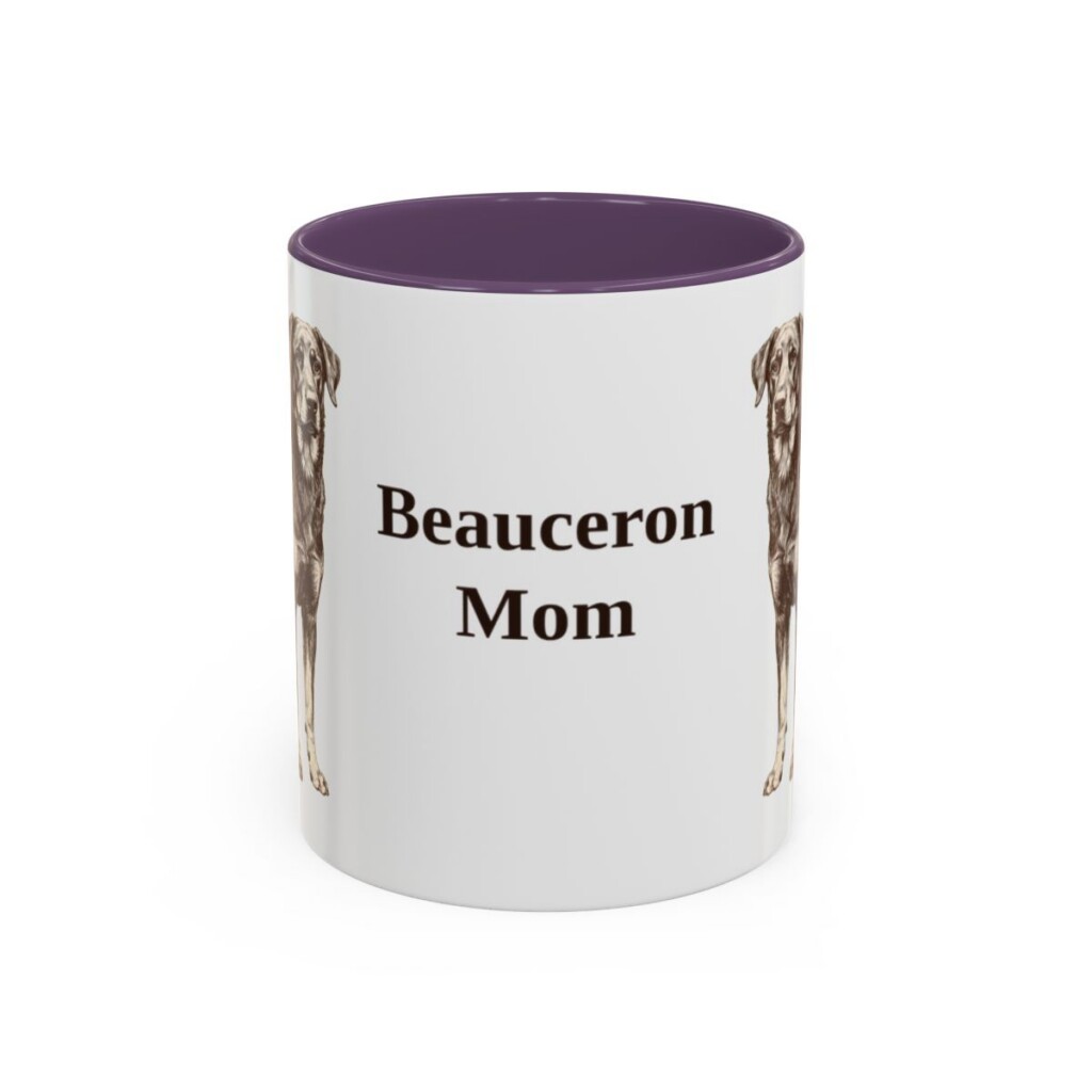 11oz Beauceron Dog Mom Mug, Vintage Sketch Coffee Mug, Dog Mom Gift