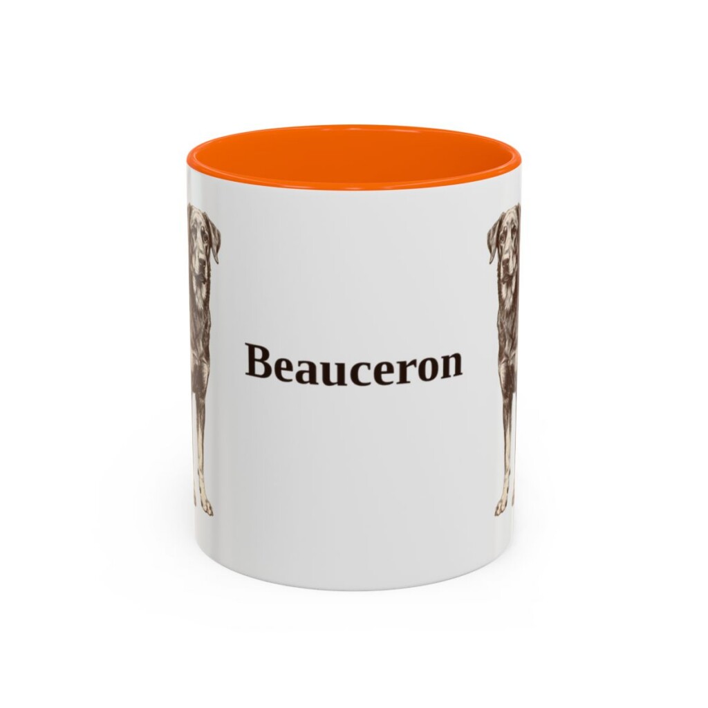 11oz Beauceron Mug, Vintage Dog Portrait Coffee Mug, Dog Lover Gift