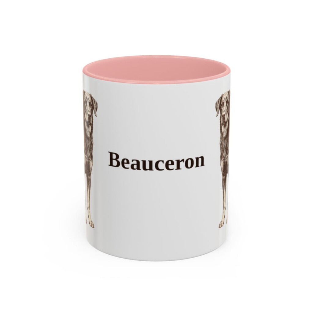 11oz Beauceron Mug, Vintage Dog Portrait Coffee Mug, Dog Lover Gift