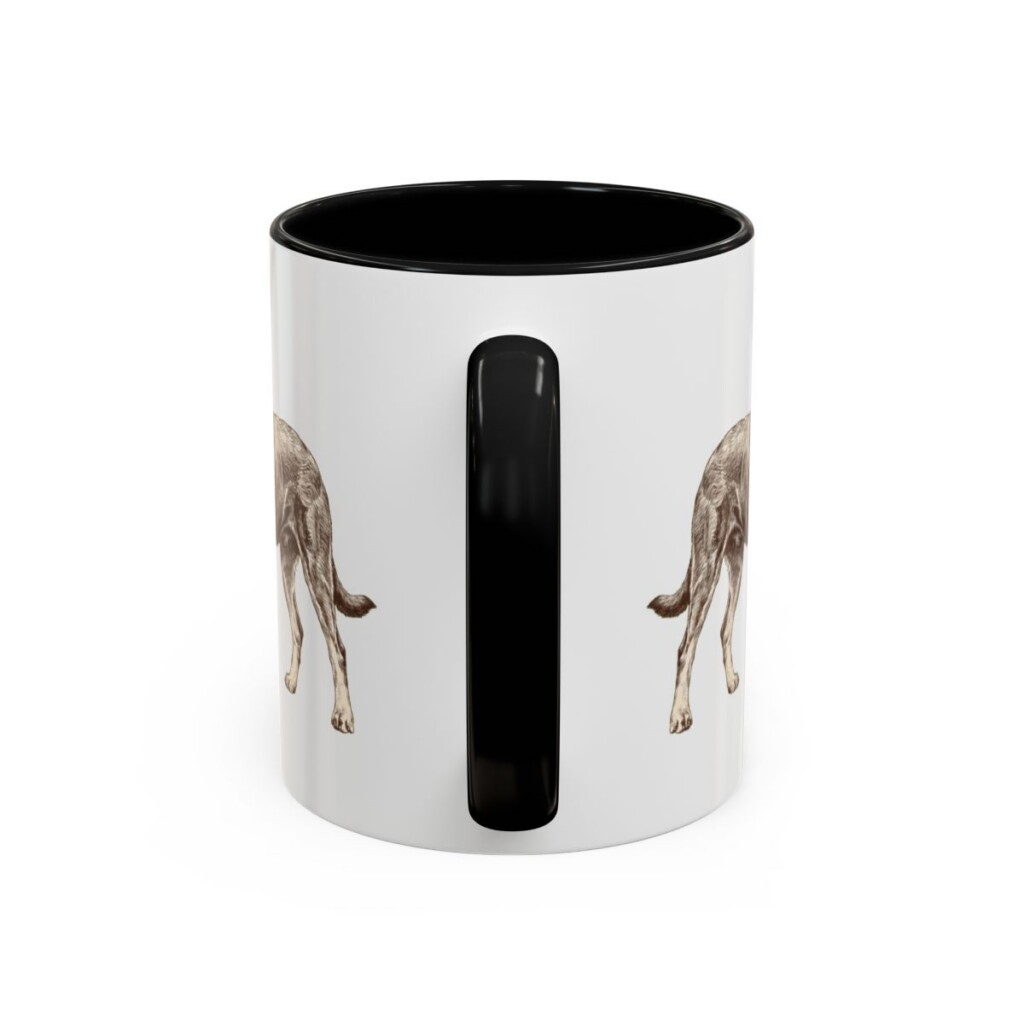 11oz Beauceron Mug, Illustrated Dog Breed Facts Coffee Mug, Vintage Dog Keepsake Gift