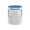 11oz Beauceron Mug, Illustrated Dog Breed Facts Coffee Mug, Vintage Dog Keepsake Gift