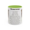11oz Beauceron Mug, Illustrated Dog Breed Facts Coffee Mug, Vintage Dog Keepsake Gift