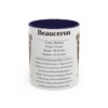11oz Beauceron Mug, Illustrated Dog Breed Facts Coffee Mug, Vintage Dog Keepsake Gift