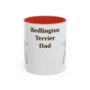 11oz Bedlington Terrier Dog Dad Mug, Vintage Sketch Coffee Mug, Dog Dad Gift