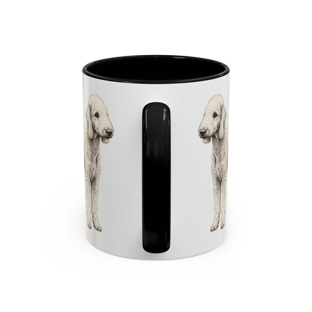 11oz Bedlington Terrier Latin Mug, Bedlington Terrier, Vintage Dog Coffee Mug, Dog Lover Gift