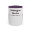 11oz Bedlington Terrier Latin Mug, Bedlington Terrier, Vintage Dog Coffee Mug, Dog Lover Gift