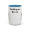 15oz Bedlington Terrier Mug, Vintage Dog Portrait Coffee Mug, Dog Lover Gift