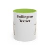 11oz Bedlington Terrier Mug, Vintage Dog Portrait Coffee Mug, Dog Lover Gift