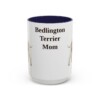 15oz Bedlington Terrier Dog Mom Mug, Vintage Sketch Coffee Mug, Dog Mom Gift