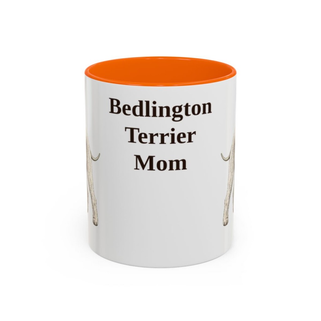 11oz Bedlington Terrier Dog Mom Mug, Vintage Sketch Coffee Mug, Dog Mom Gift