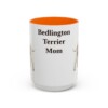 15oz Bedlington Terrier Dog Mom Mug, Vintage Sketch Coffee Mug, Dog Mom Gift