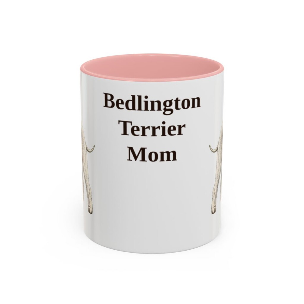 11oz Bedlington Terrier Dog Mom Mug, Vintage Sketch Coffee Mug, Dog Mom Gift