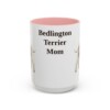15oz Bedlington Terrier Dog Mom Mug, Vintage Sketch Coffee Mug, Dog Mom Gift