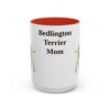 15oz Bedlington Terrier Dog Mom Mug, Vintage Sketch Coffee Mug, Dog Mom Gift