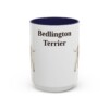 15oz Bedlington Terrier Mug, Vintage Dog Portrait Coffee Mug, Dog Lover Gift