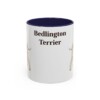 11oz Bedlington Terrier Mug, Vintage Dog Portrait Coffee Mug, Dog Lover Gift