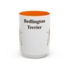 15oz Bedlington Terrier Mug, Vintage Dog Portrait Coffee Mug, Dog Lover Gift