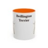 11oz Bedlington Terrier Mug, Vintage Dog Portrait Coffee Mug, Dog Lover Gift