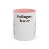 11oz Bedlington Terrier Mug, Vintage Dog Portrait Coffee Mug, Dog Lover Gift