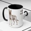 15oz Belgian Malinois Mug, Vintage Dog Portrait Coffee Mug, Dog Lover Gift