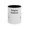 11oz Belgian Malinois Mug, Vintage Dog Portrait Coffee Mug, Dog Lover Gift