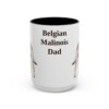 15oz Belgian Malinois Dog Dad Mug, Vintage Sketch Coffee Mug, Dog Dad Gift