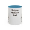 11oz Belgian Malinois Dog Dad Mug, Vintage Sketch Coffee Mug, Dog Dad Gift