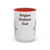 15oz Belgian Malinois Dog Dad Mug, Vintage Sketch Coffee Mug, Dog Dad Gift
