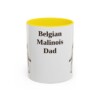 11oz Belgian Malinois Dog Dad Mug, Vintage Sketch Coffee Mug, Dog Dad Gift