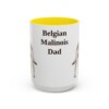 15oz Belgian Malinois Dog Dad Mug, Vintage Sketch Coffee Mug, Dog Dad Gift