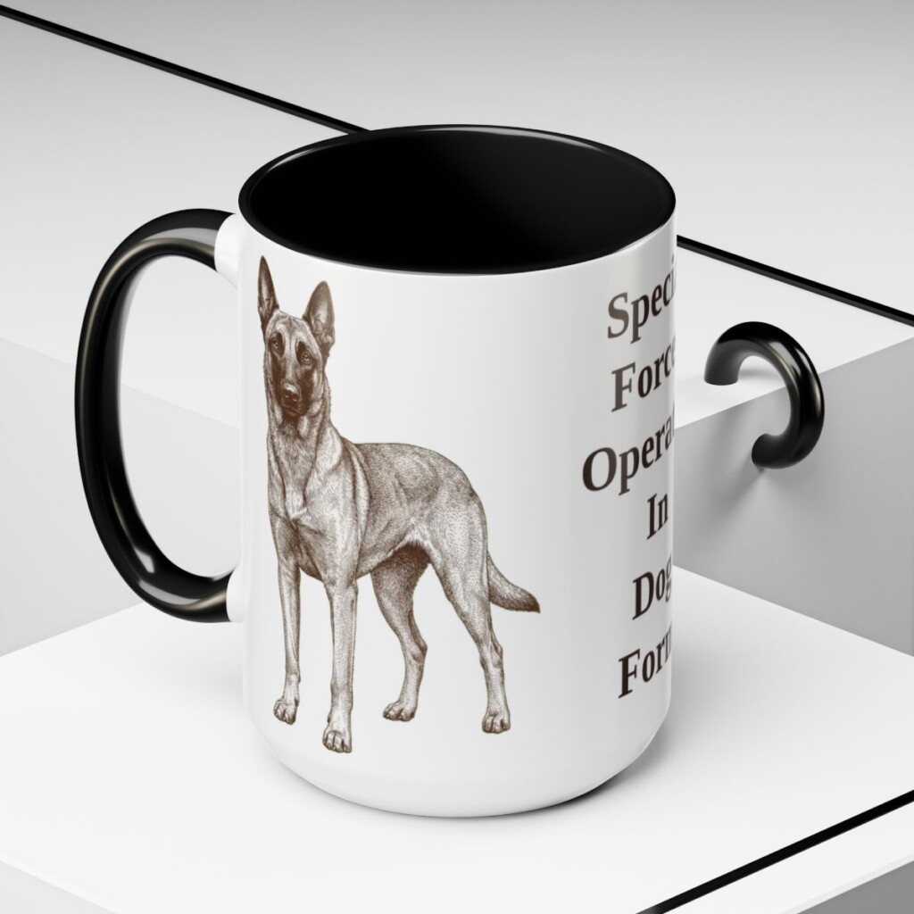 belgian-malinois-mug-humor-black-context-2-3 15oz Funny Belgian Malinois Mug, Special Forces Operator In Dog Form, Vintage Dog Coffee Mug, Dog Lover Gift