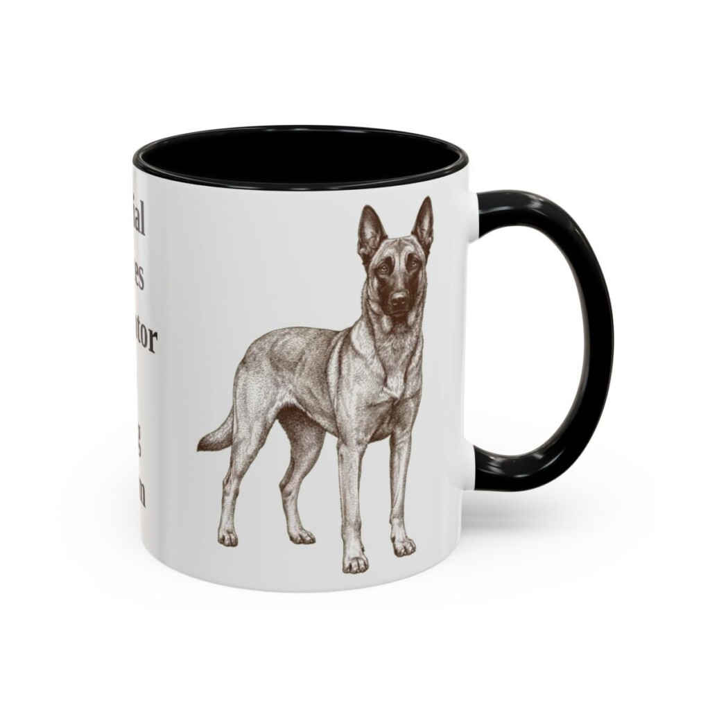 belgian-malinois-mug-humor-black-right-1 11oz Funny Belgian Malinois Mug, Special Forces Operator In Dog Form, Vintage Dog Coffee Mug, Dog Lover Gift